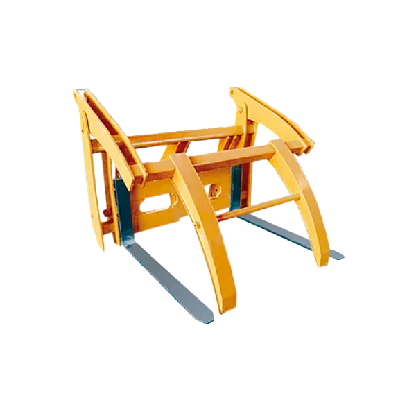 Used Wheel Loader Attachments - Heavy Duty Pallet Fork & Grapple Clamp for Cargo Transport
