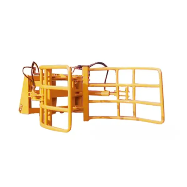 Used Wheel Loader Attachments - Hydraulic Bale Clamp & Silage Grabber for Cotton & Straw