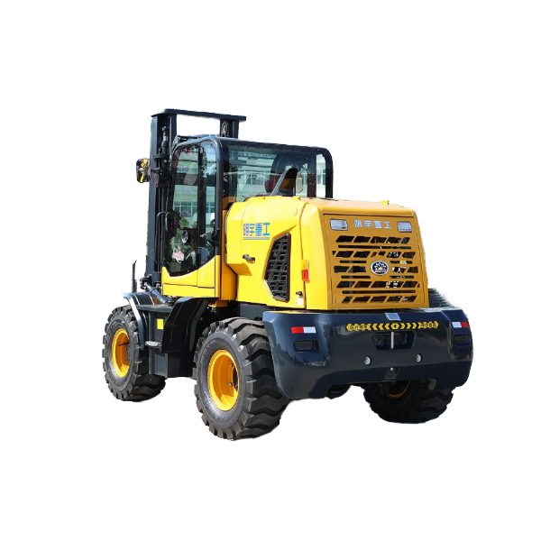 Used Rear Steering Off-Road Forklift | High Maneuverability All Terrain Forklift for Agriculture & Farm