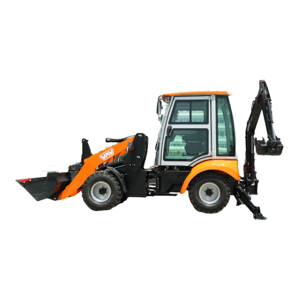 Used Compact Electric Excavator Loader - 31kWh Battery Wheel Excavator Loader