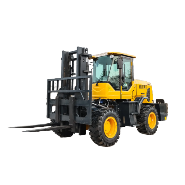 Used CPCY Series Rough Terrain Forklift - Heavy Duty Industrial Diesel Forklift for Construction Site