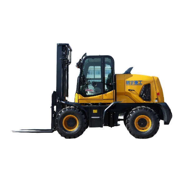 Used Rear Steering Off-Road Forklift | High Maneuverability All Terrain Forklift for Agriculture & Farm